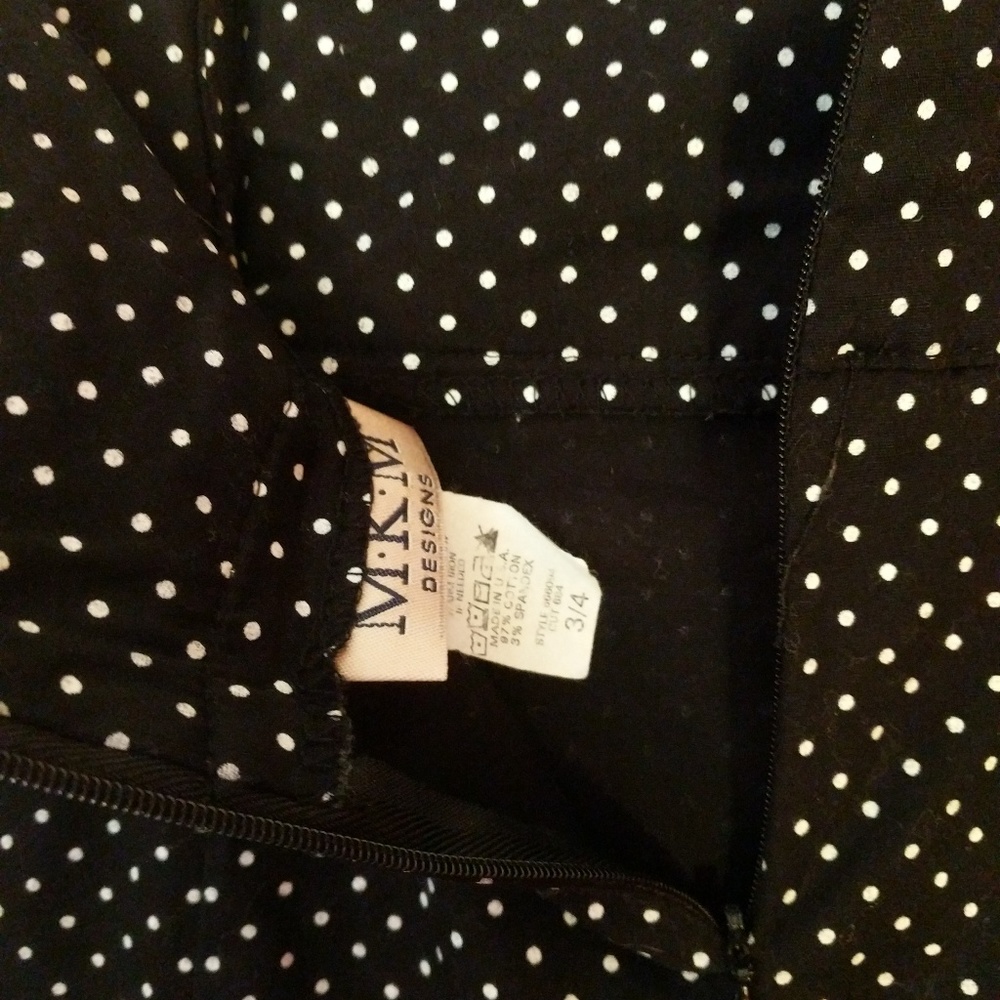 MKM Designs Cotton Polka Dot Tulip Skirt size 3/4 - Picture 4 of 4